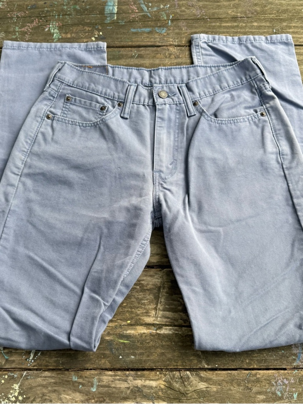 Levi's 514 Light Blue/Periwinkle Denim Jeans